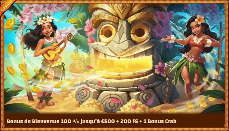 Tiki Casino bonus bienvenue